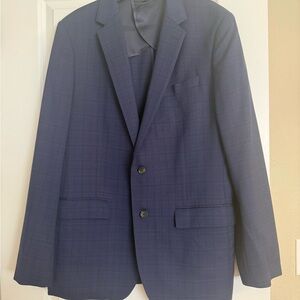 Bonobos Men's Navy Plaid Blazer